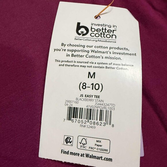 NWT Joyspun Women’s Pajama Set Soft Cotton Tee & Plaid Flannel Pants Medium Gift - Picture 6 of 6